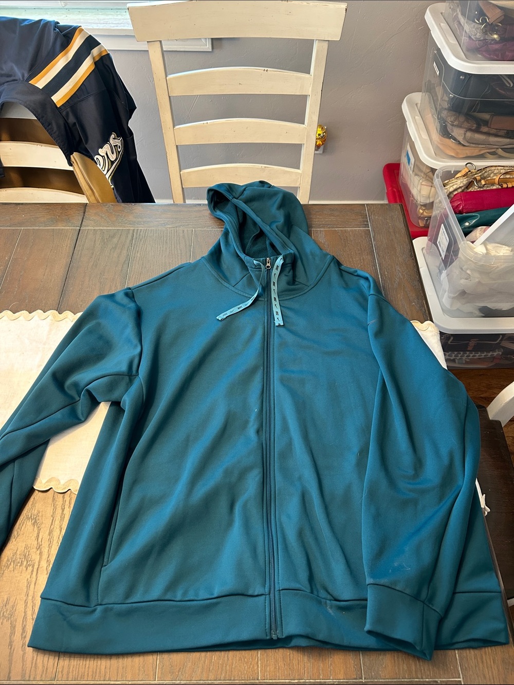 Nike Teal Full-Zip Hoodie